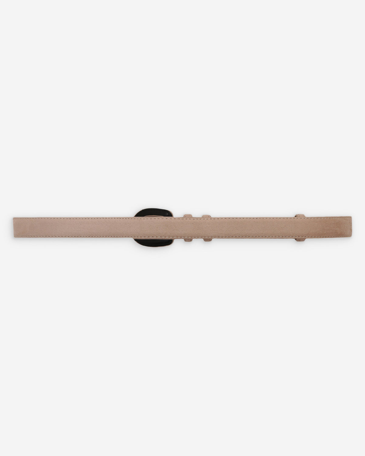 Ceinture en suède boucle assortie sable Scotland