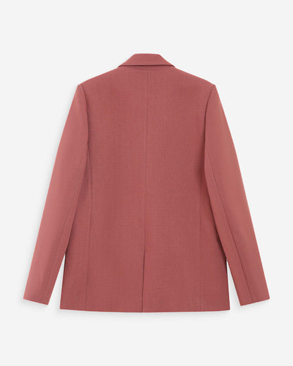 Veste tailleur à double boutonnage terracotta Parfaite
