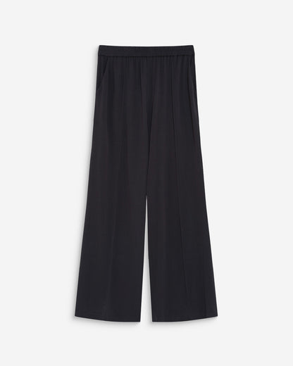 Pantalon en modal jambe large carbone Pax