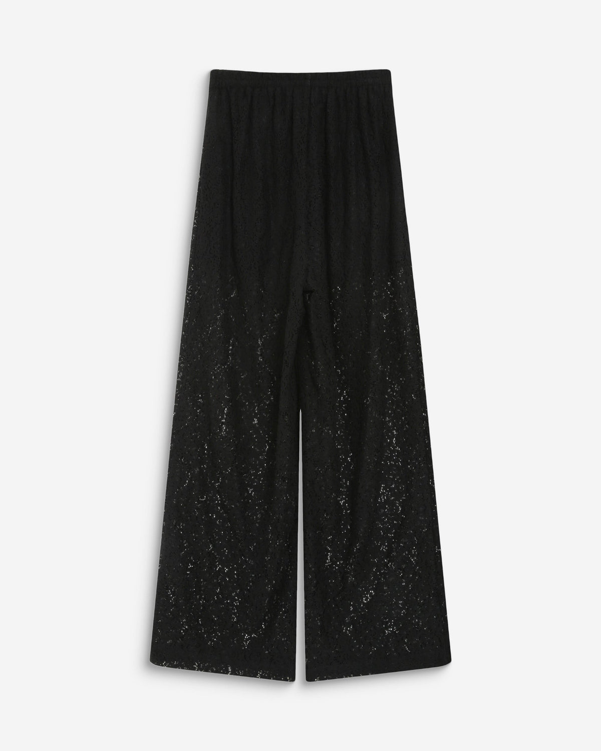 Pantalon en dentelle ample noir Vincent