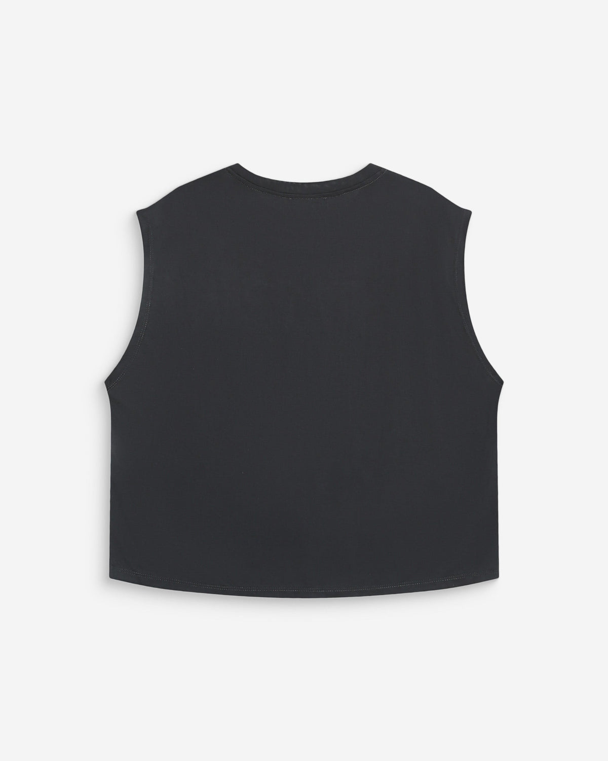 T-shirt large sans manches en modal carbone Rimbaud