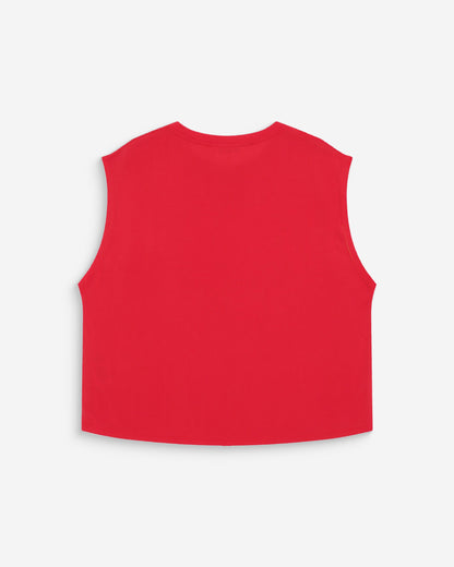 T-shirt large sans manches en modal fuchsia Rimbaud