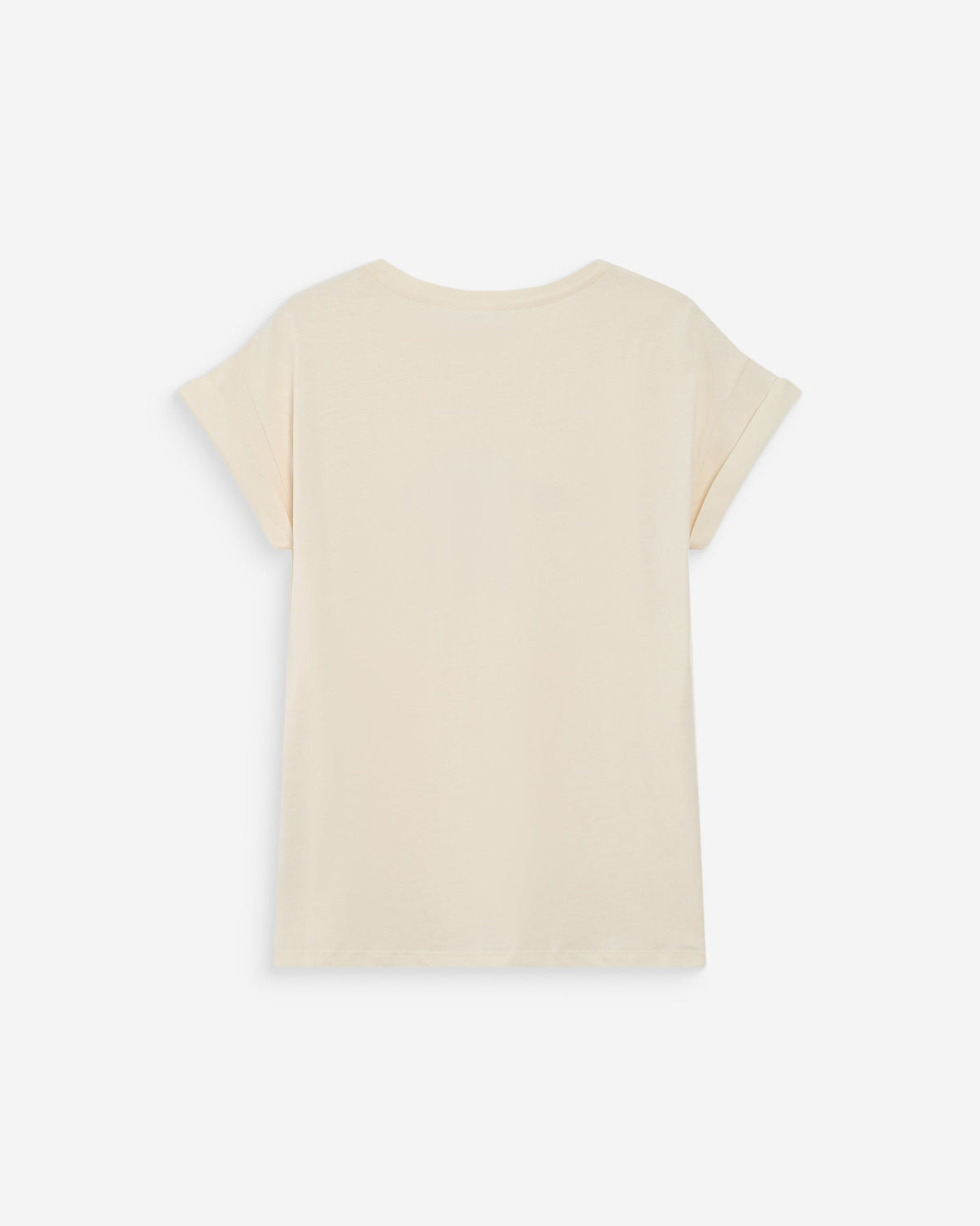 T-shirt en coton à message imprimé mocha Vico