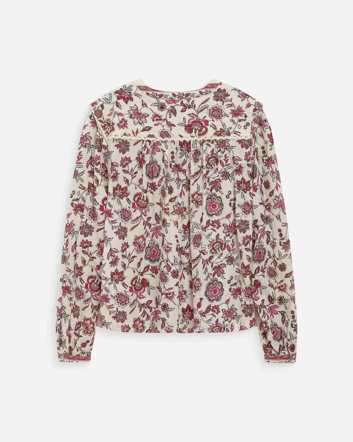 Blouse romantique en coton à motifs fleur Valencia