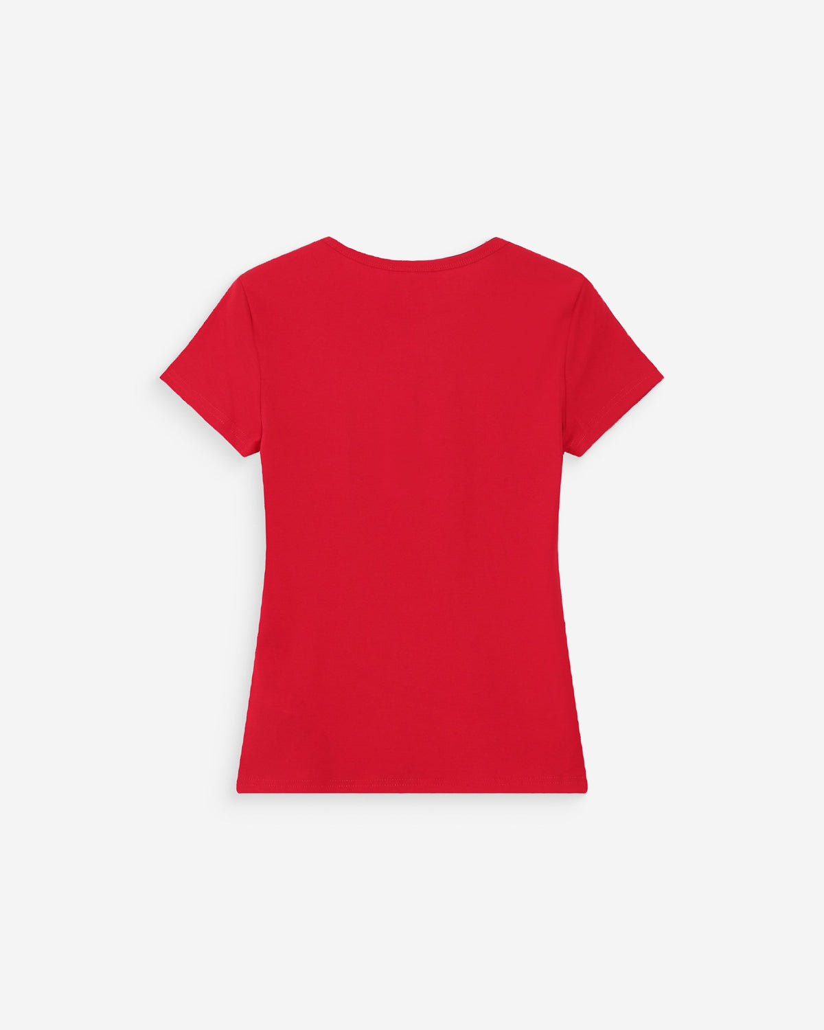 T-shirt ajusté en coton à imprimé velours rouge Valerio