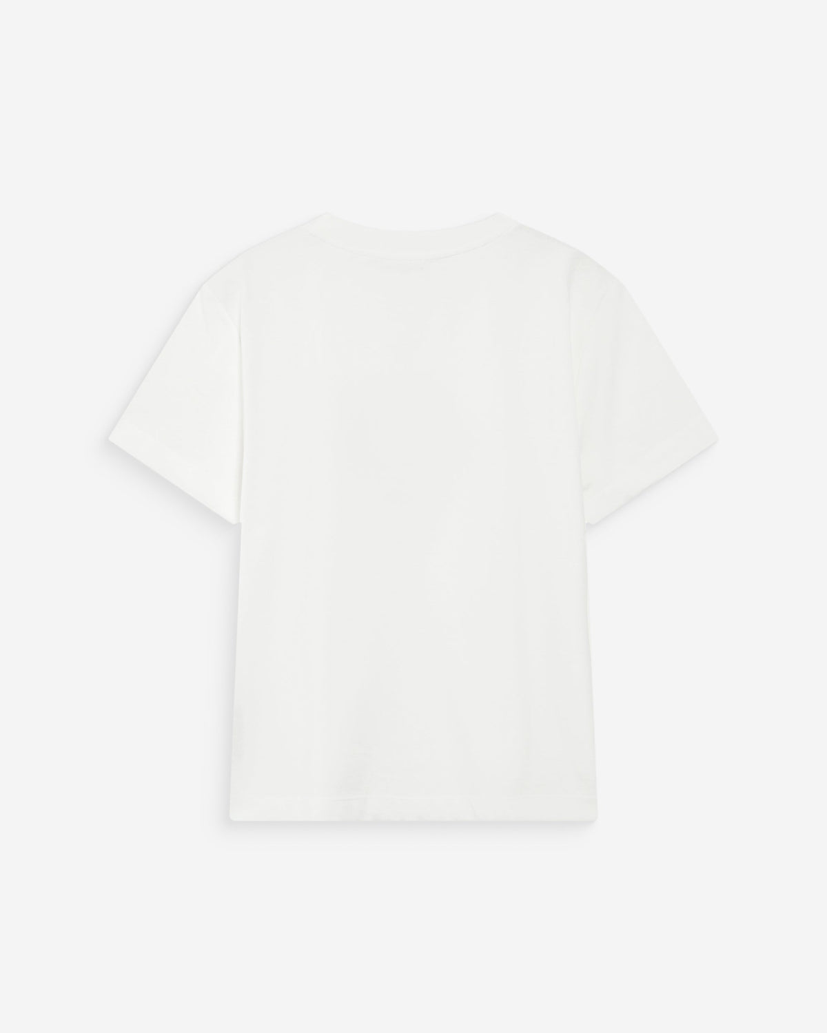 T-shirt en coton manches courtes ivoire Vanders