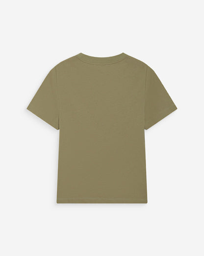 T-shirt en coton manches courtes sauge Vanders