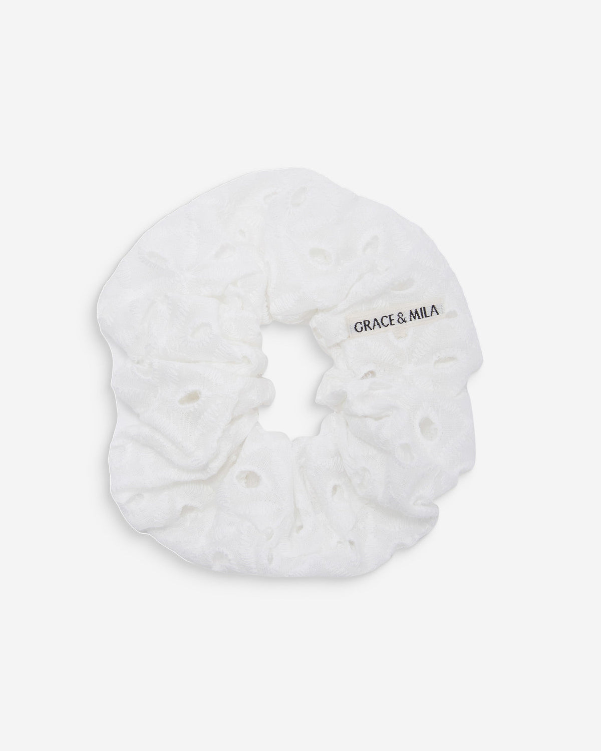 Set de chouchous en coton ecru Wilkins