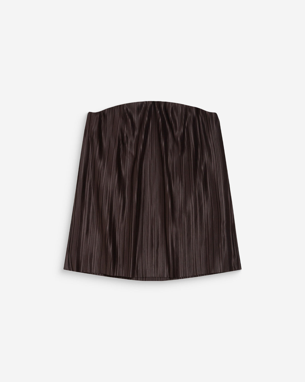 Top bustier plissé aérien chocolat West