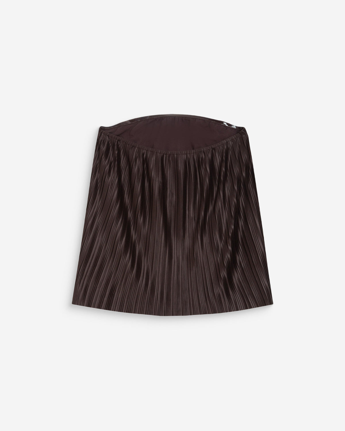 Top bustier plissé aérien chocolat West
