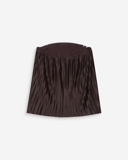 Top bustier plissé aérien chocolat West
