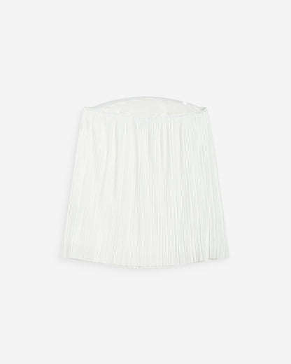 Top bustier plissé aérien ivoire West