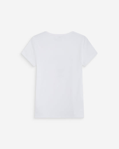 T-shirt ajusté à message emeraude Wrenley