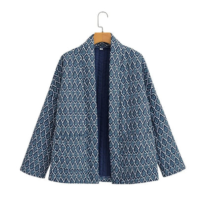 Jerina | Cardigan Vintage Imprimé Élégant