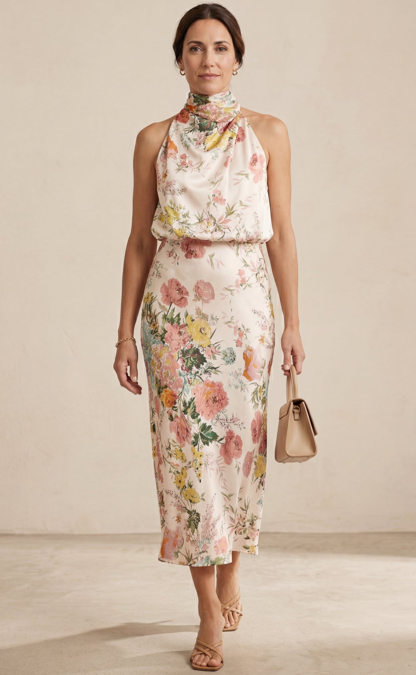 Lisa | Maxi Floral Halter