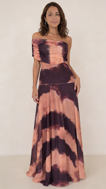 Sol | Robe maxi tie dye