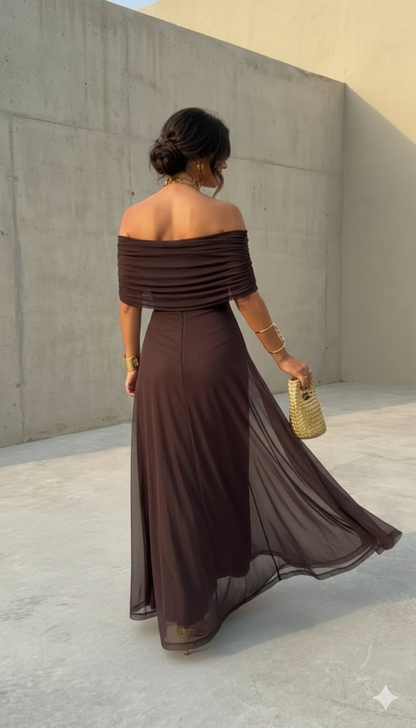 Uma | Robe fluide ample au design élégant