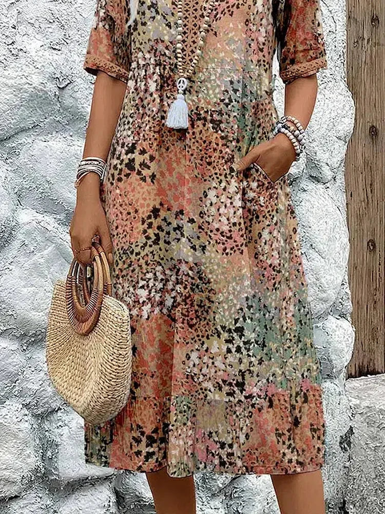 Lina | Robe légère avec décolleté en V