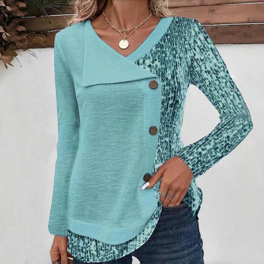 Émérise | Cardigan asymétrique femme élégant à boutons stylisés