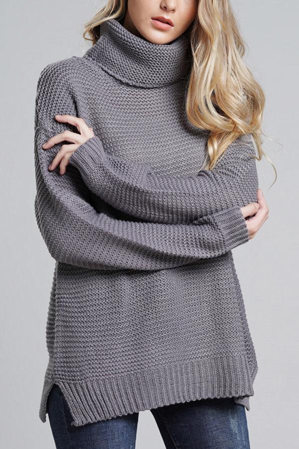 Abéline | Pull Chunky Knit Femme à Col Roulé, Maille Épaisse et Design Élégant