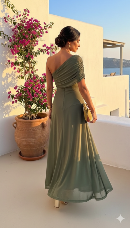 Uma | Robe fluide ample au design élégant