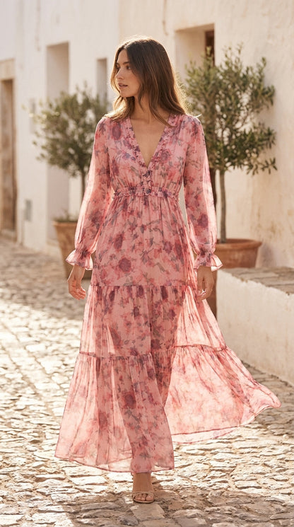 Floral | Robe Longue