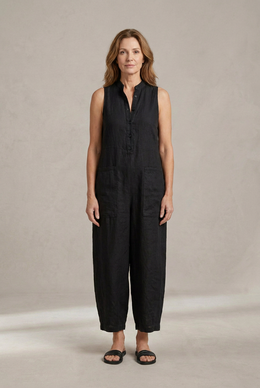 Brisa | Combinaison ample sans manches avec boutons sur le devant